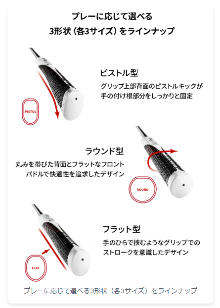 選べる3タイプ