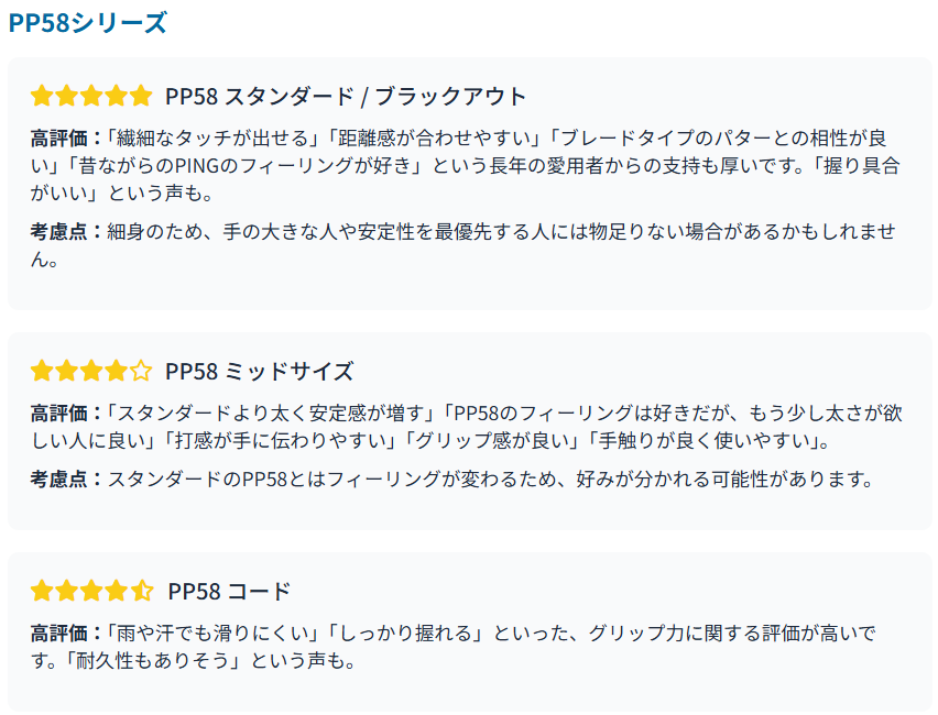 PP58シリーズ