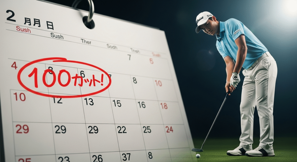 最短2ヶ月で100切り?リアルな上達期間の目安