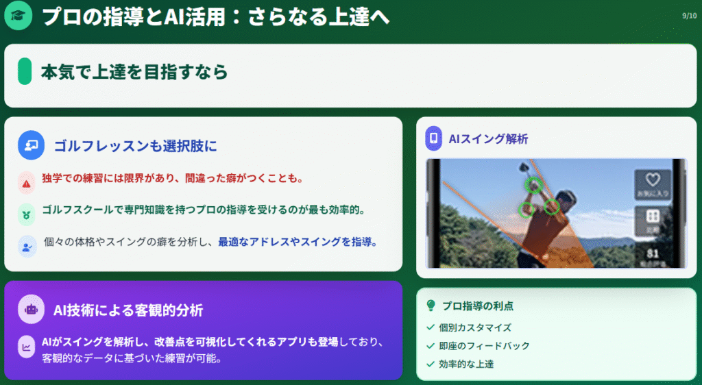 プロの指導とAI活用