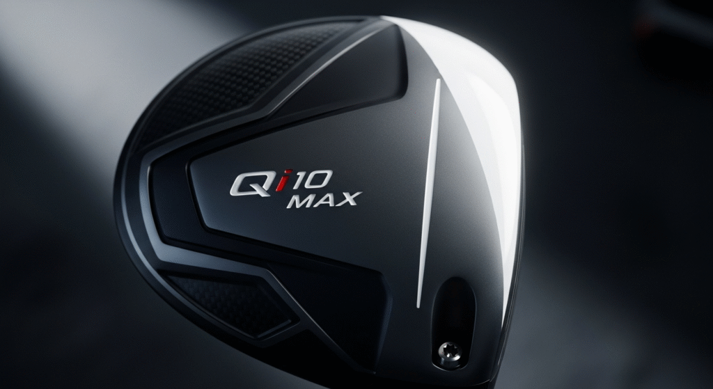 Qi10 MAX ドライバーの偽物はフェース上部のデザインが違う