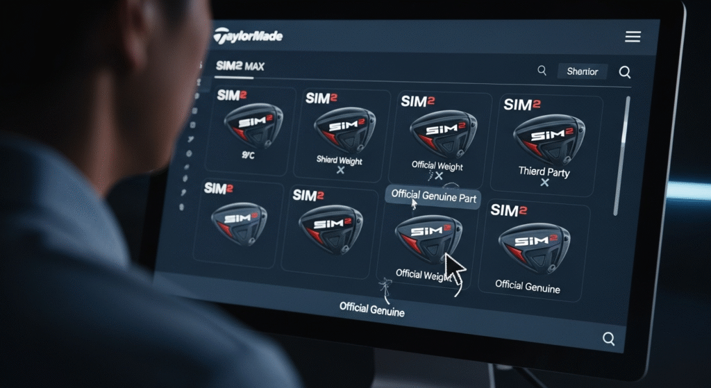 SIM2 MAXの純正ウエイトの入手方法と社外品選びの注意点