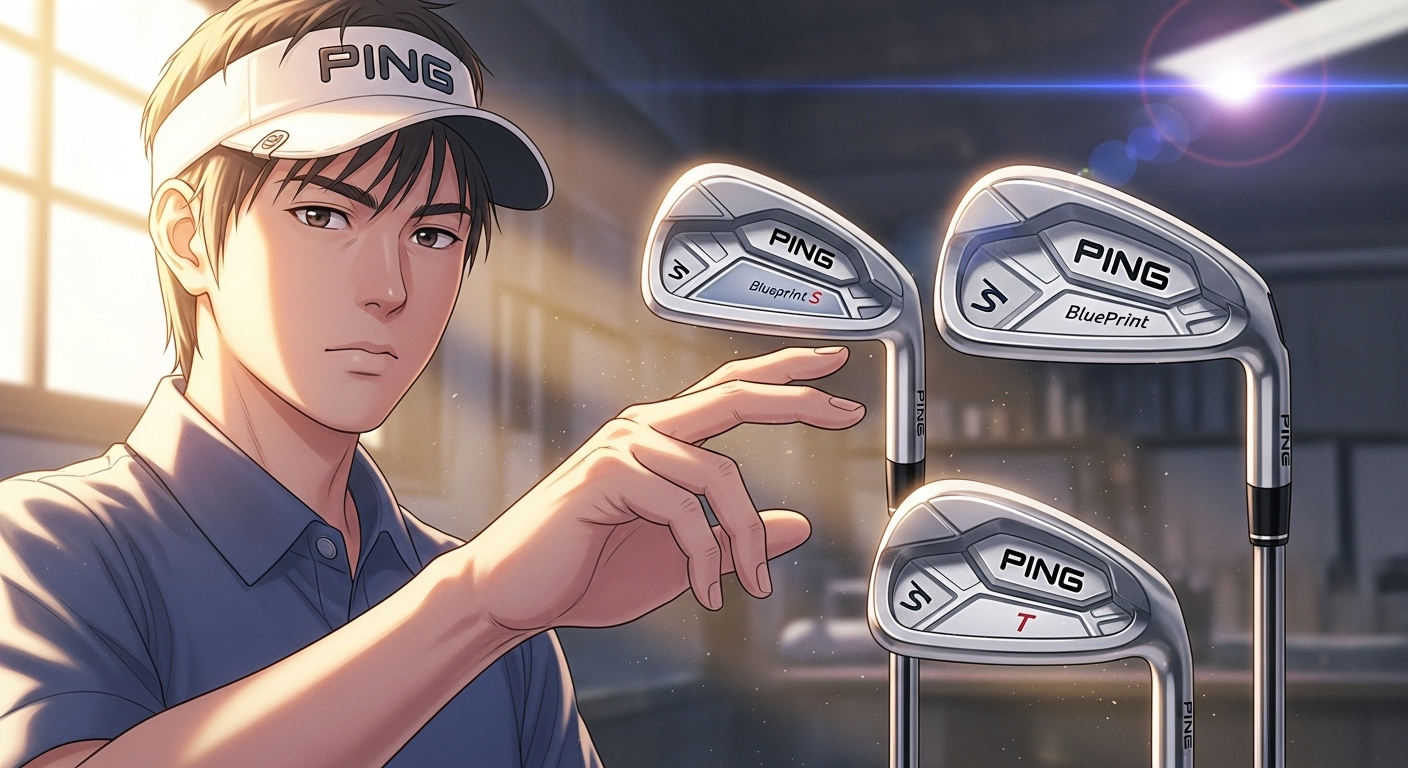 美品特価初代Pingブループリント×カスタムシャフト×パーフェクトプロ新品 メーカーカスタム ピン ブループリント S アイアン KBS TOUR シャフト PING BLUEPRINT S