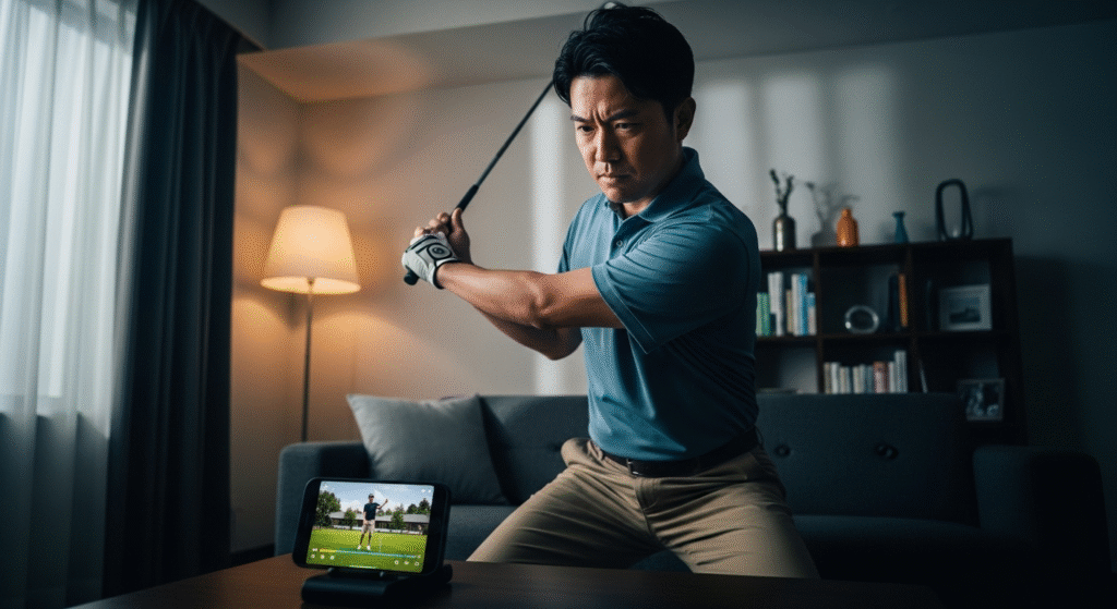 参考になるレッスン動画で正しいスイングを学ぶ