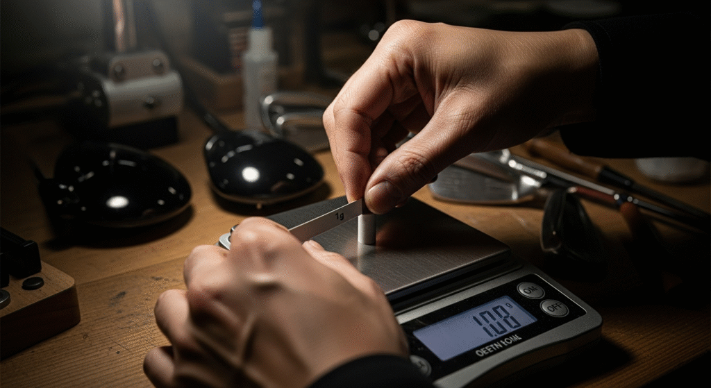 ドライバーに鉛を貼る量は1〜2gから試すのが鉄則