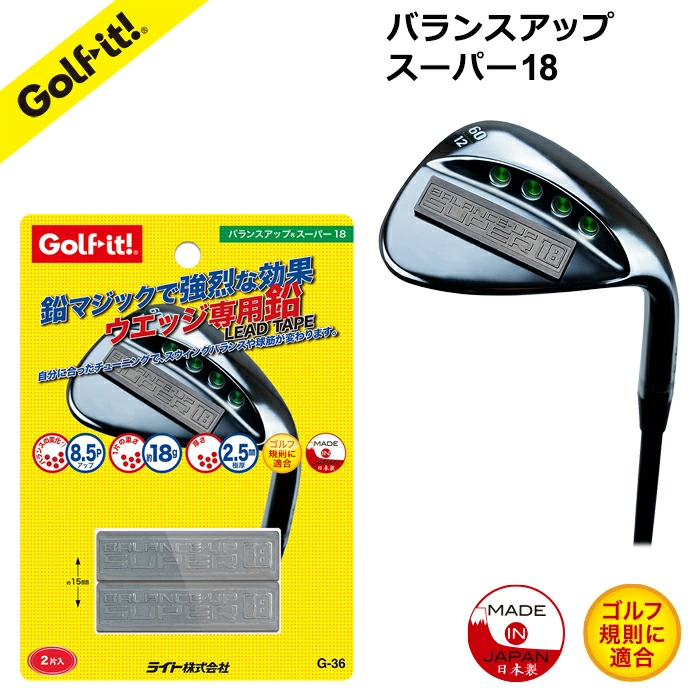 ウェッジはソールに貼る位置で抜けが変わる