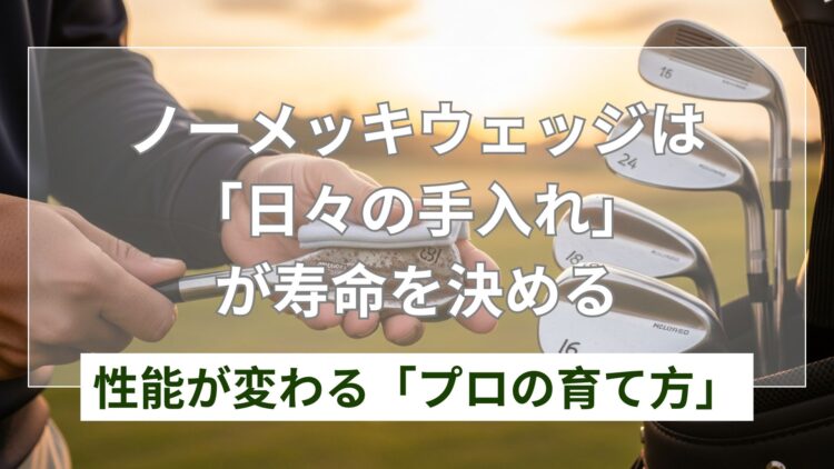 ノーメッキウェッジの寿命を伸ばす手入れ法と交換時期の目安