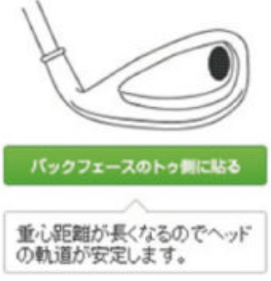 フックを抑制するならヘッドのトゥ側が有効