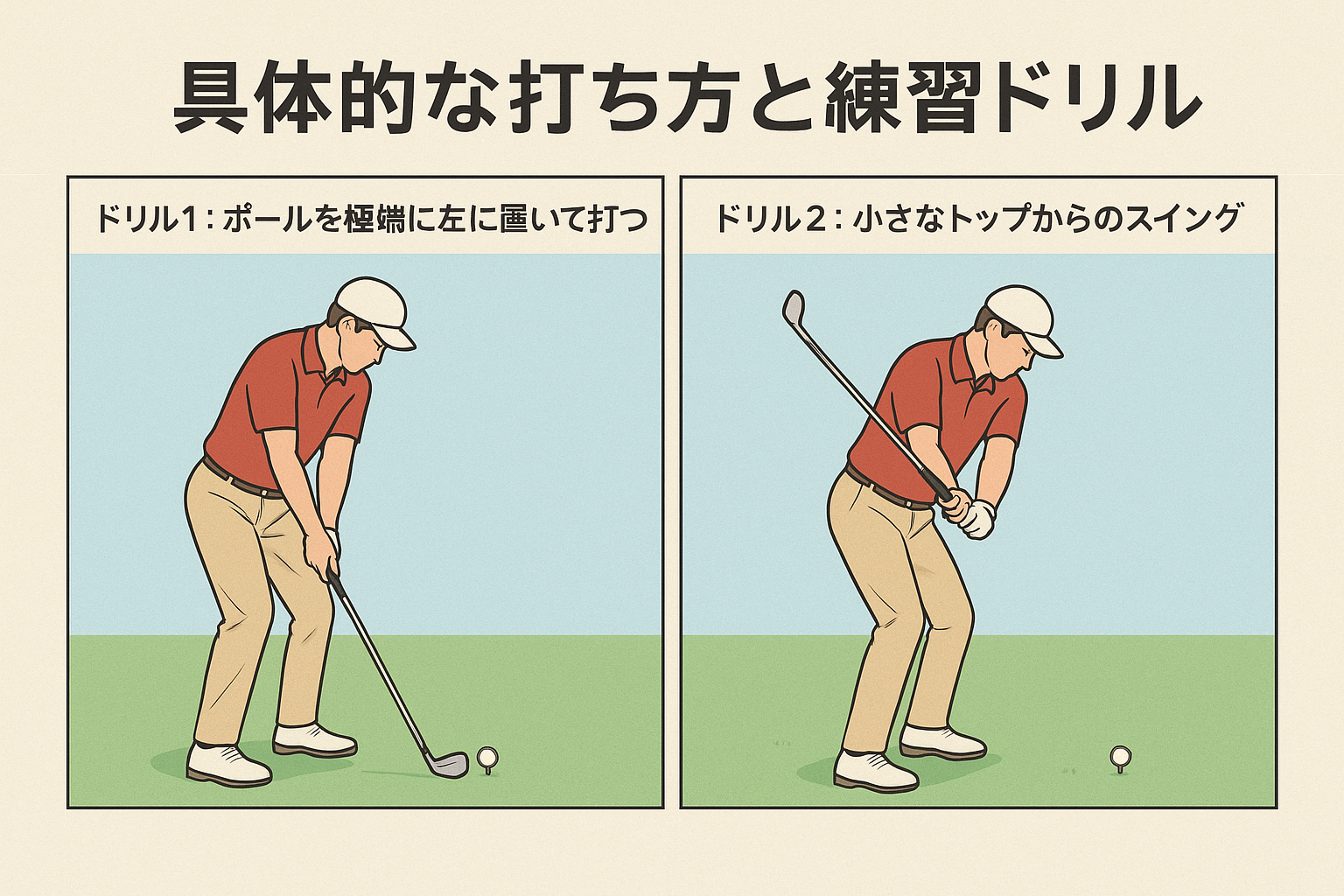 具体的な打ち方と練習ドリル