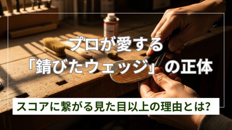 ウェッジの錆はかっこいい？手入れ法とプロが使う理由を解説