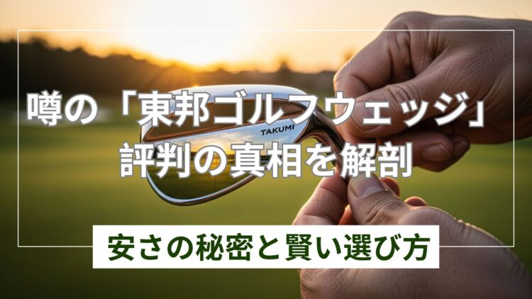 東邦ゴルフのウェッジの評判は？激スピンで安い理由と選び方