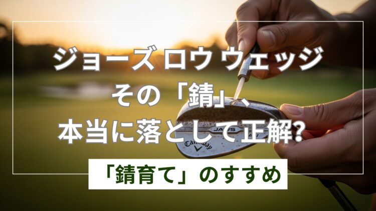ジョーズロウウェッジの手入れは錆育てが鍵！評価と寿命も解説