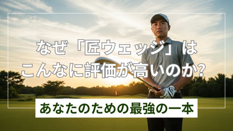匠ウェッジを使用するプロは?アマチュアの評価から選び方まで