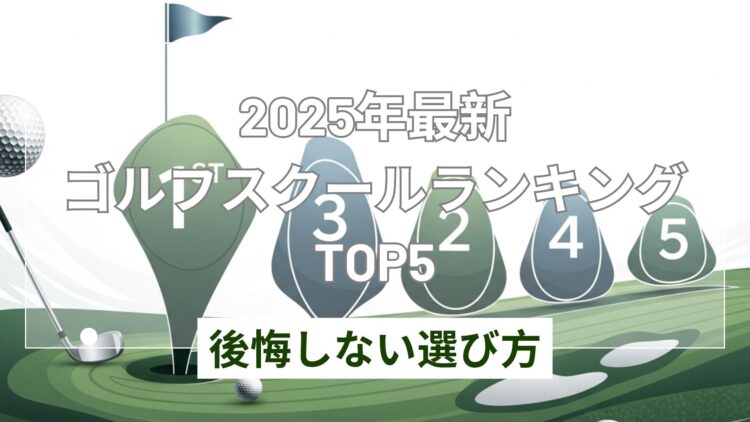 【2025年最新】失敗しないゴルフスクールおすすめランキングTOP5！