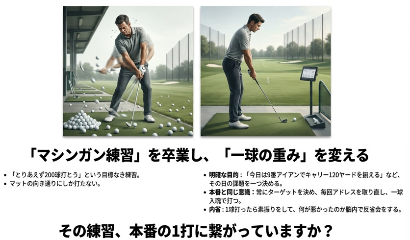 マシンガン練習を卒業し、一球の重みを変える