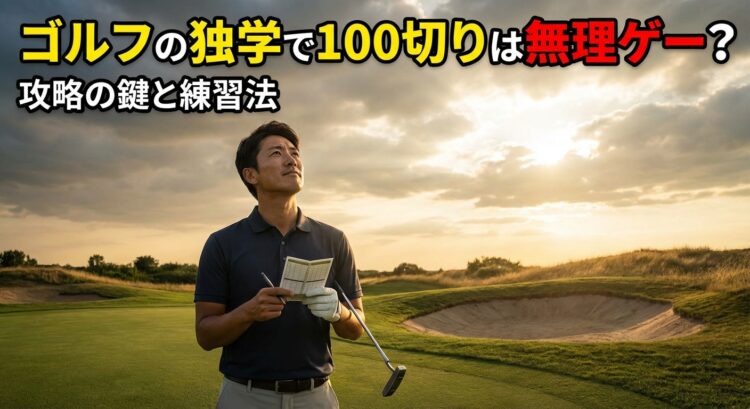 ゴルフの独学で100切りは無理ゲー？攻略の鍵と練習法