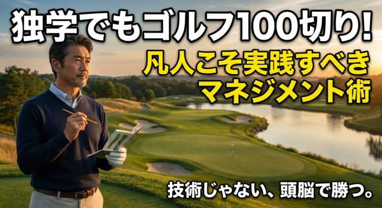 独学でもゴルフ100切り！凡人こそ実践すべきマネジメント術