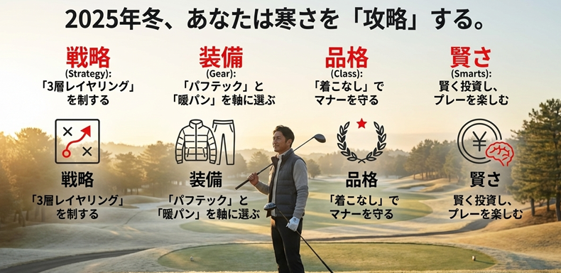 ユニクロゴルフウェア メンズ 冬まとめ:賢いアイテム選びで快適なラウンドを