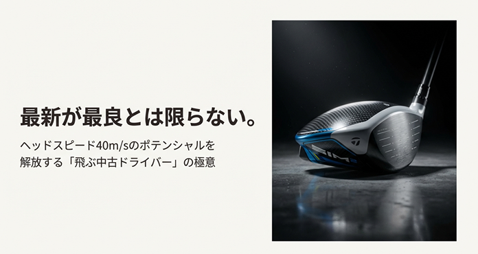 ヘッドスピード40m/sのポテンシャルを解放するテーラーメイドSIM2ドライバーのイメージ画像