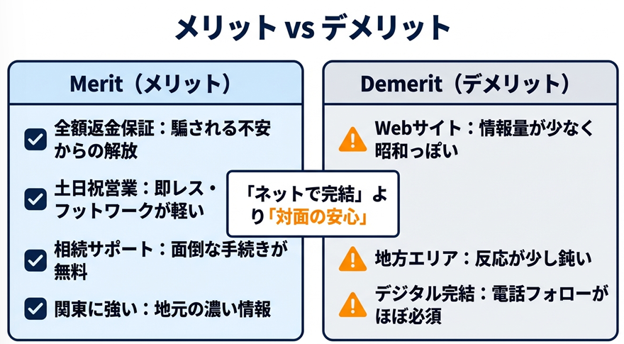 朝日ゴルフ会員権を利用するメリットとデメリットの比較表