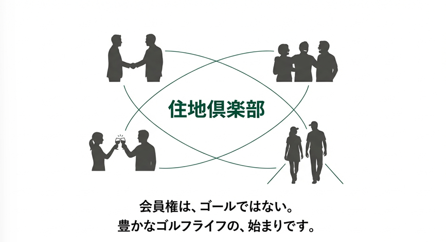 購入後のコミュニティ 住地倶楽部で広がる豊かなゴルフライフ